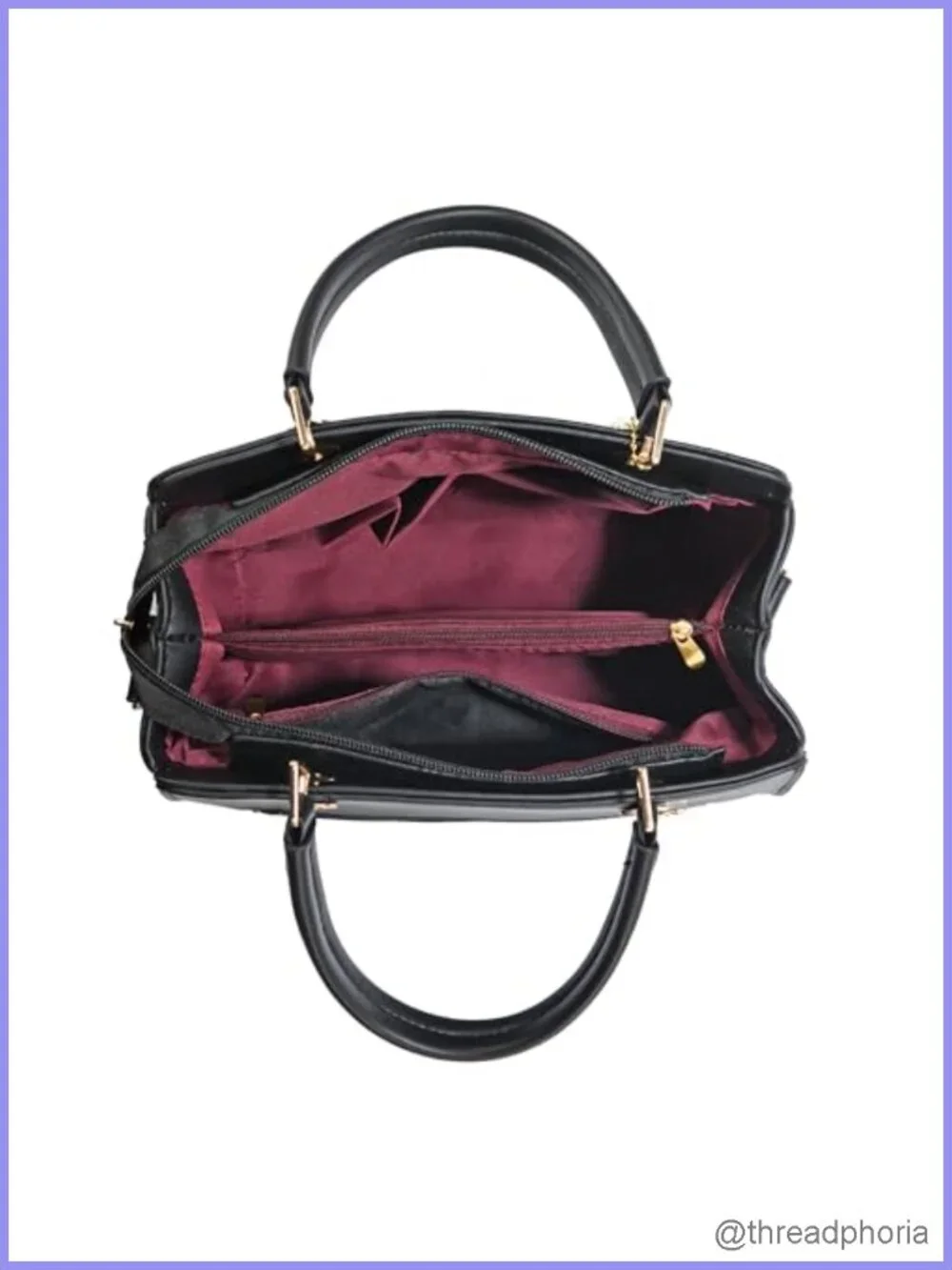 Small PU Leather Satchel Crossbody Bag Top Handle Women's Purse